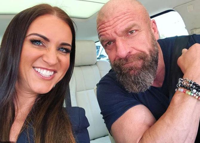 Triple H and Stephanie McMahon have three daughters - Aurora Rose (born 2006), Murphy Claire (born 2008) and Vaughn Evelyn (born 2010).
