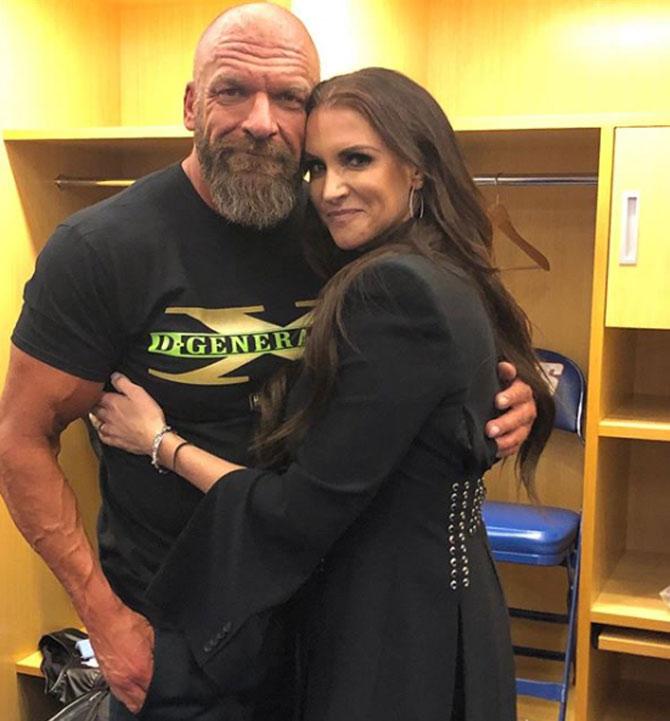 On Triple H's 50th birthday in July 2019, Stephanie McMahon shared this picture and wished him - Happy 50th birthday to the man of my dreams! I LOVE YOU PAUL!!!!