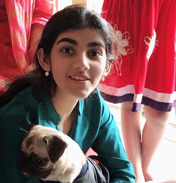 BCCI president Sourav Ganguly shared this photo of his daughter Sana and wrote: Her eyes talk . Happy daughters day .. love her to the moon and back ..#daughtersday