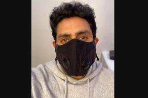 Abhishek Bachchan gets 'back to work', urges people to wear mask