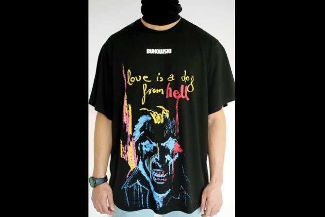 Huemn + Bukowski limited edition T-shirt, Chapter 2