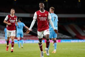 EPL: Eddie Nketiah's late goal earns Arsenal 2-1 win over West Ham