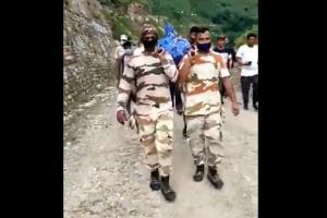 ITBP Soldiers Walk 25 kms To Carry Local's Body In Uttarakhand