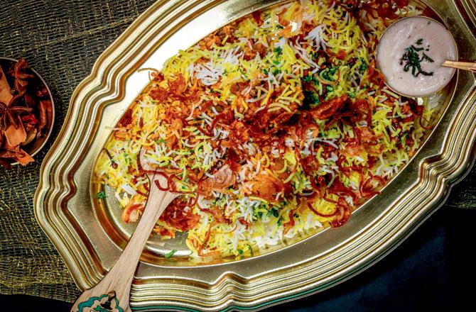 The Lucknowi mutton biryani