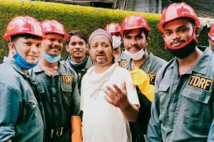 Bhiwandi building collapse: Rescued after 9 hrs, hero returns to help