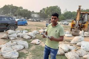 Delhi police destroy over 16,000 quarter bottles of illicit liquor