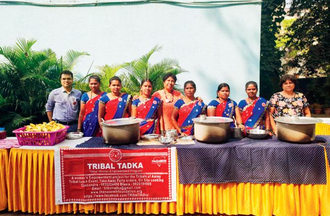 The Tribal Tadka team at a catering event