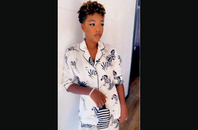 Samira Wiley tune into the Emmys in their PJs. Pics/Instagram