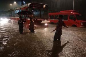 Mumbai Rains: Waterlogged city shuts down, transportation services hit