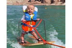 6-month-old sets record, becomes youngest person to go water skiing