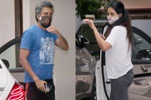 Riteish Deshmukh and Genelia, Varun Dhawan spotted in suburbs