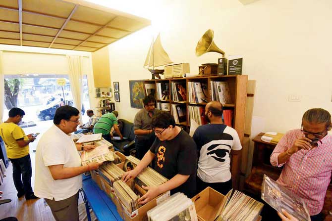 The record store in Mahim