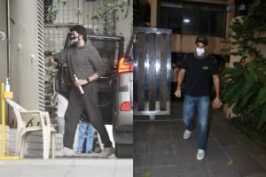 Bandra diaries: Abhishek Bachchan meets Ajay Devgn; Aditya Roy Kapur out for a walk