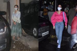Celeb spotting: Alia Bhatt visits Sanjay Leela Bhansali's office; Shraddha Arya meets her friend
