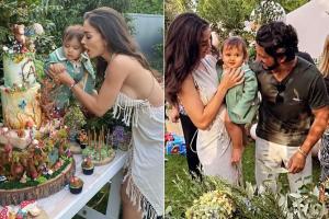 Amy celebrates Andreas' 1st birthday with an enchanted garden party