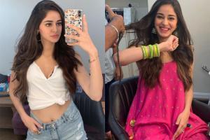 See Post: Ananya Panday shares her first look test of Khaali Peeli