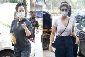 Ayesha Shroff, Tiger Shroff, Shamita Shetty snapped in Mumbai
