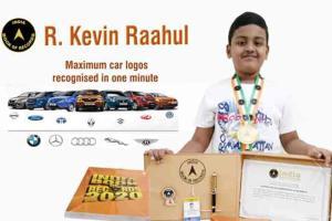7-yr-old boy identifies 150 car logos in a minute, creates record