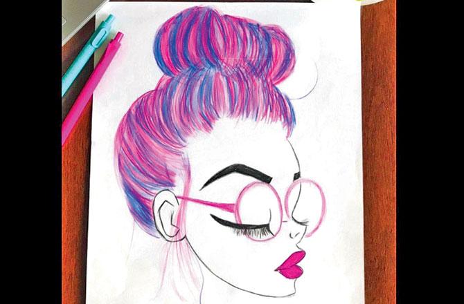 Swag painted by 12-year-old student