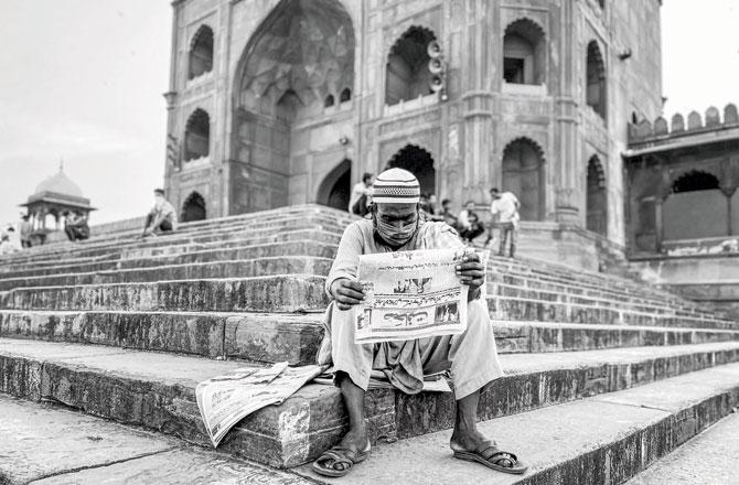 A picture from the photo book Dialects of Silence: Delhi Under Lockdown