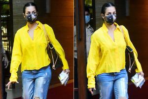 Malaika Arora recovers from COVID-19; snapped outside her Bandra residence