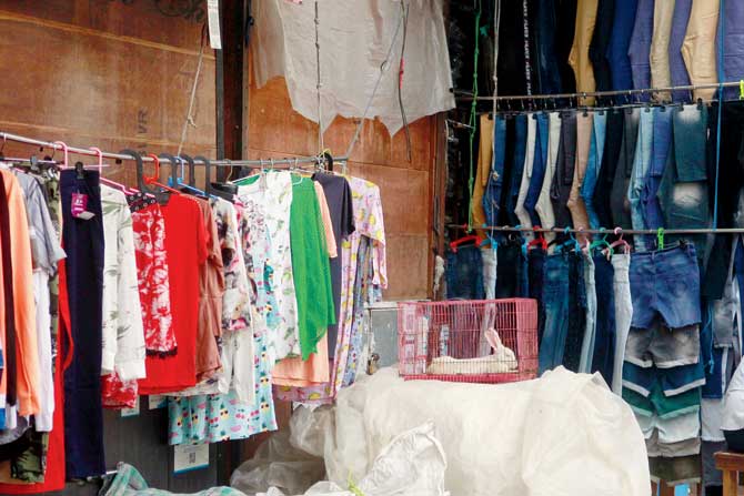 A majority of the stalls are still shut as owners haven’t returned from their villages
