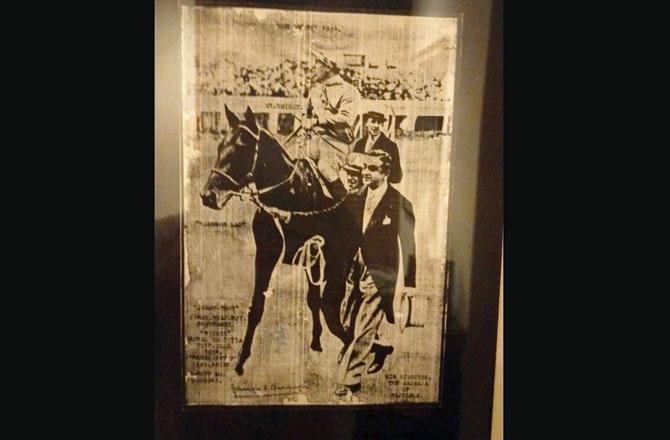 Windsor Lad, owned by the Maharaja of Rajpipla, winning the Epsom Derby in 1934. Having bet on this horse, the Bhavnagris named their first cinema Derby, before building Rex