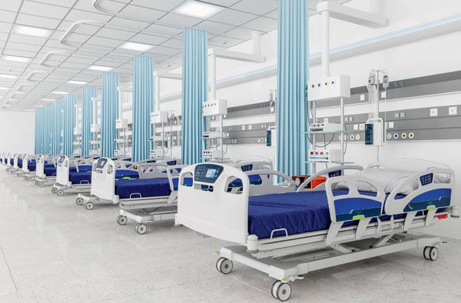 From the total 1,438 beds, 960 are oxygen beds, 127 general beds along with 127 ventilators. Representation pic/Istock