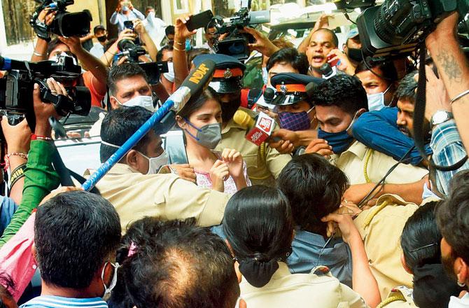 Rhea was questioned for over six hours by the NCB on Sunday