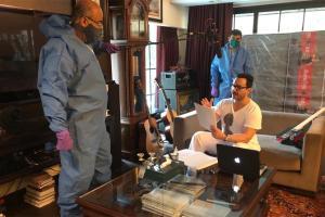 Saif dubs for his next project; lets his work do all the talking
