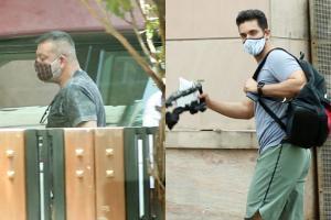 Sanjay Dutt continues Shamshera shoot; Angad Bedi visits hospital