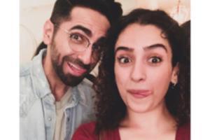 Sanya Malhotra shares a quirky picture with Ayushmann on his bday