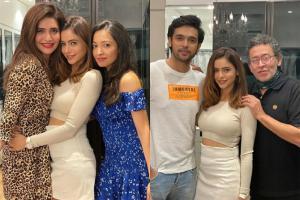 Party time for Aamna Sharif and the cast of  Kasautii Zindagii Kay 2