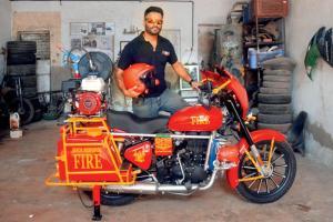 Mumbai: Vasai man develops unique bikes to help firefighters