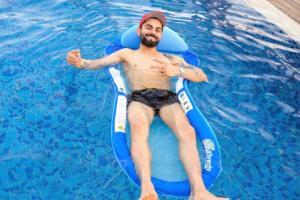 IPL 2020: Virat Kohli enjoys day by the pool in UAE heat