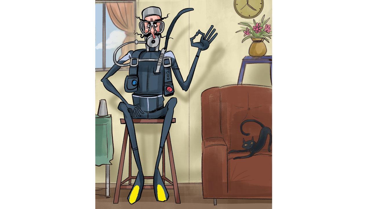 Lobo Lobo and the oxygen tanks