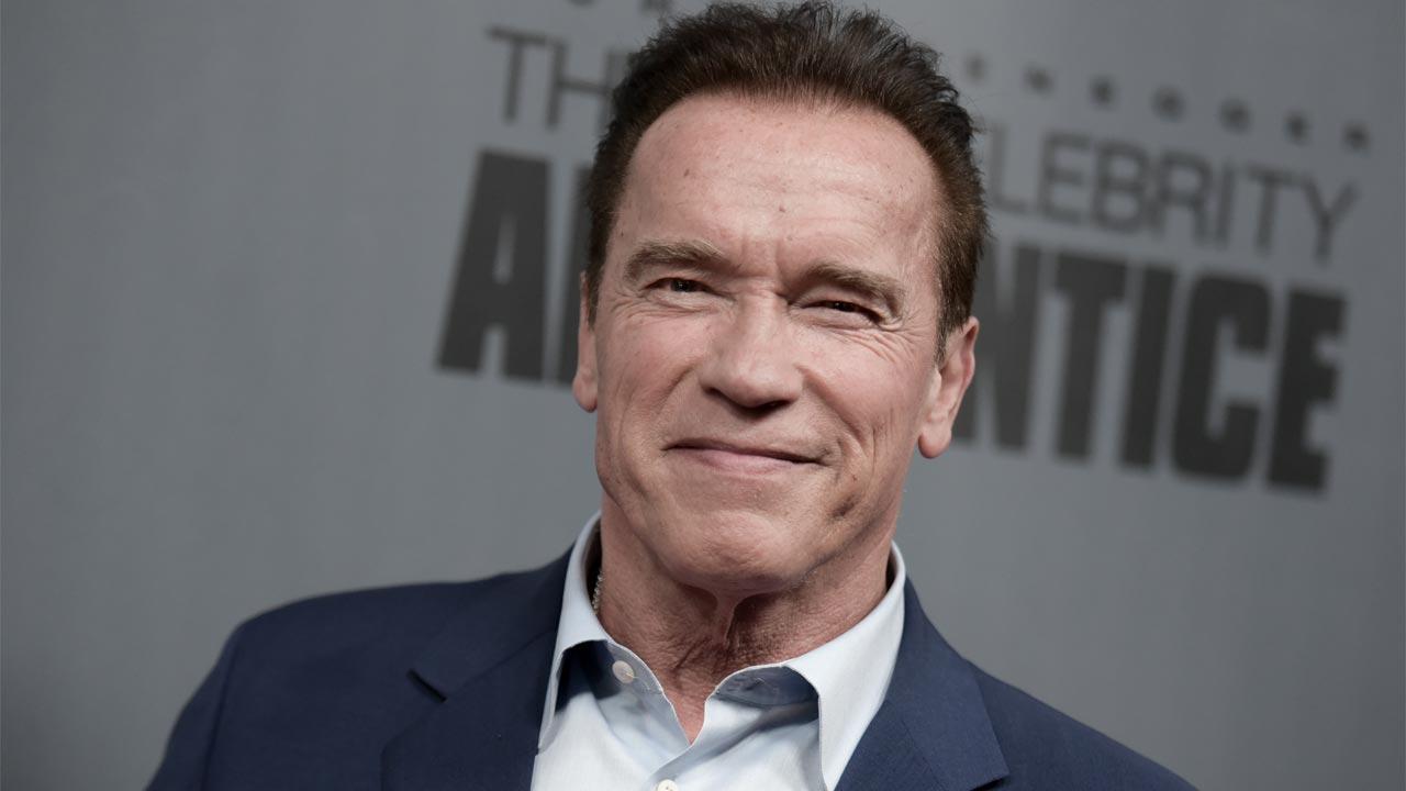 Arnold Schwarzenegger uses his hit movie catchphrases in real life
