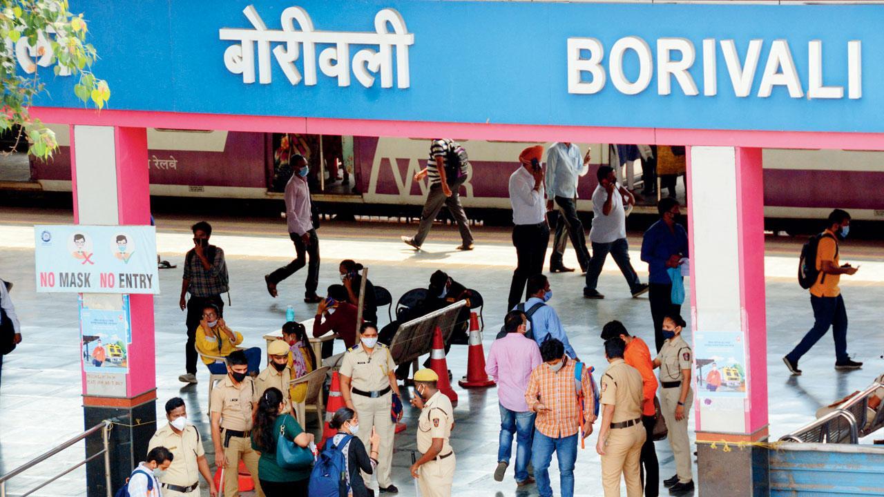 Mumbai: Confusion at Borivli station over essential tag as many barred entry
