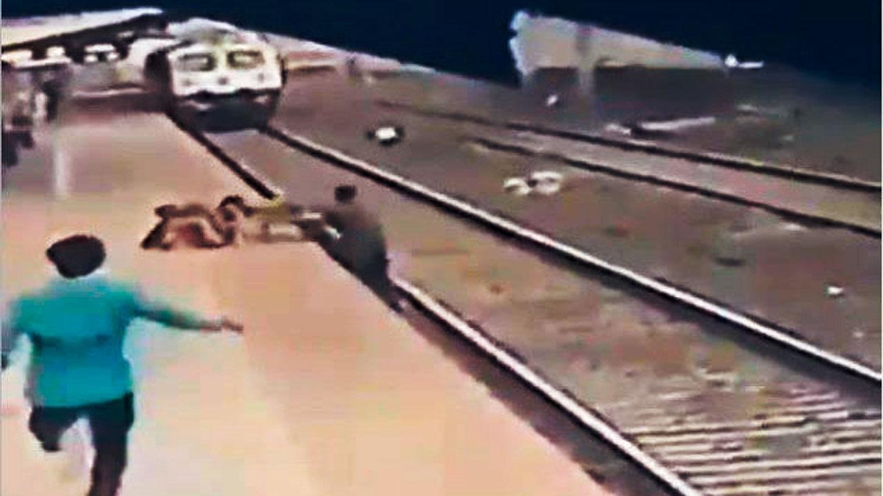 ‘Had no time to think, I saw him fall on tracks and ran’: Central Railway pointsman who saved 6-year-old boy