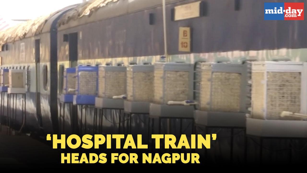 Quarantine and isolation 'Hospital Train' heads to Nagpur