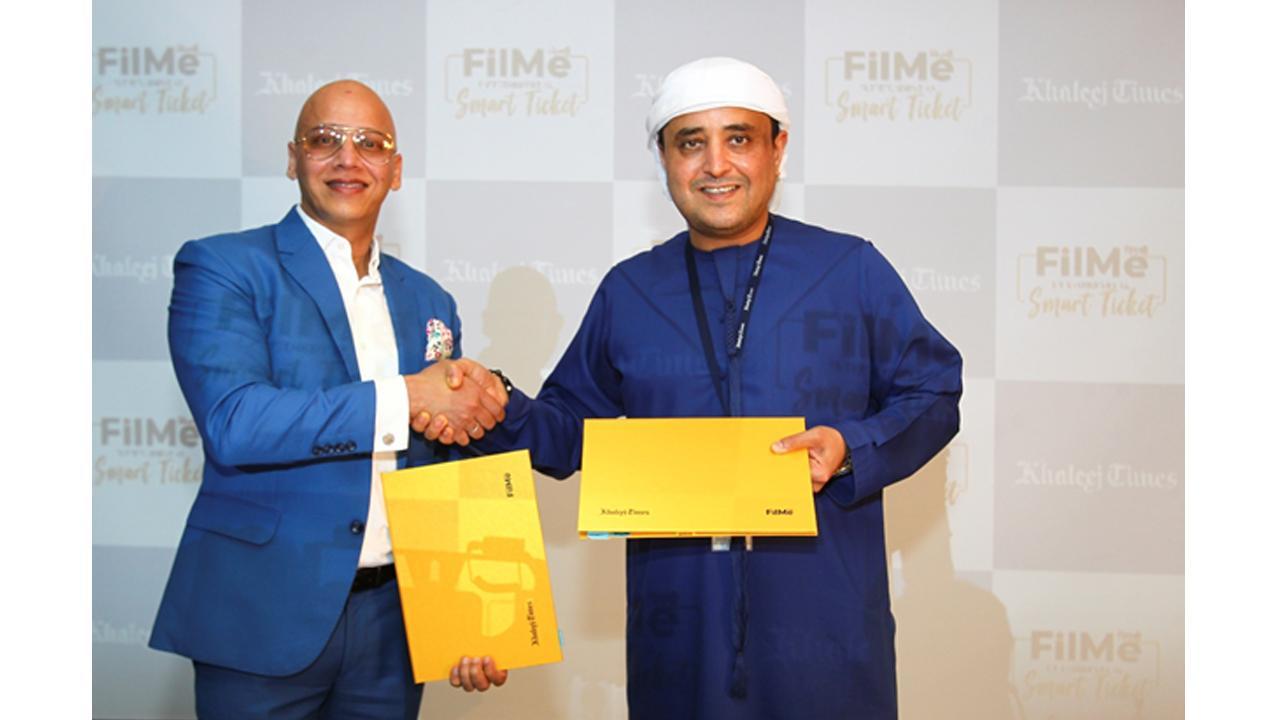 Media giant Khaleej Times enters into entertainment business with its deal with innovative platform FilMe 