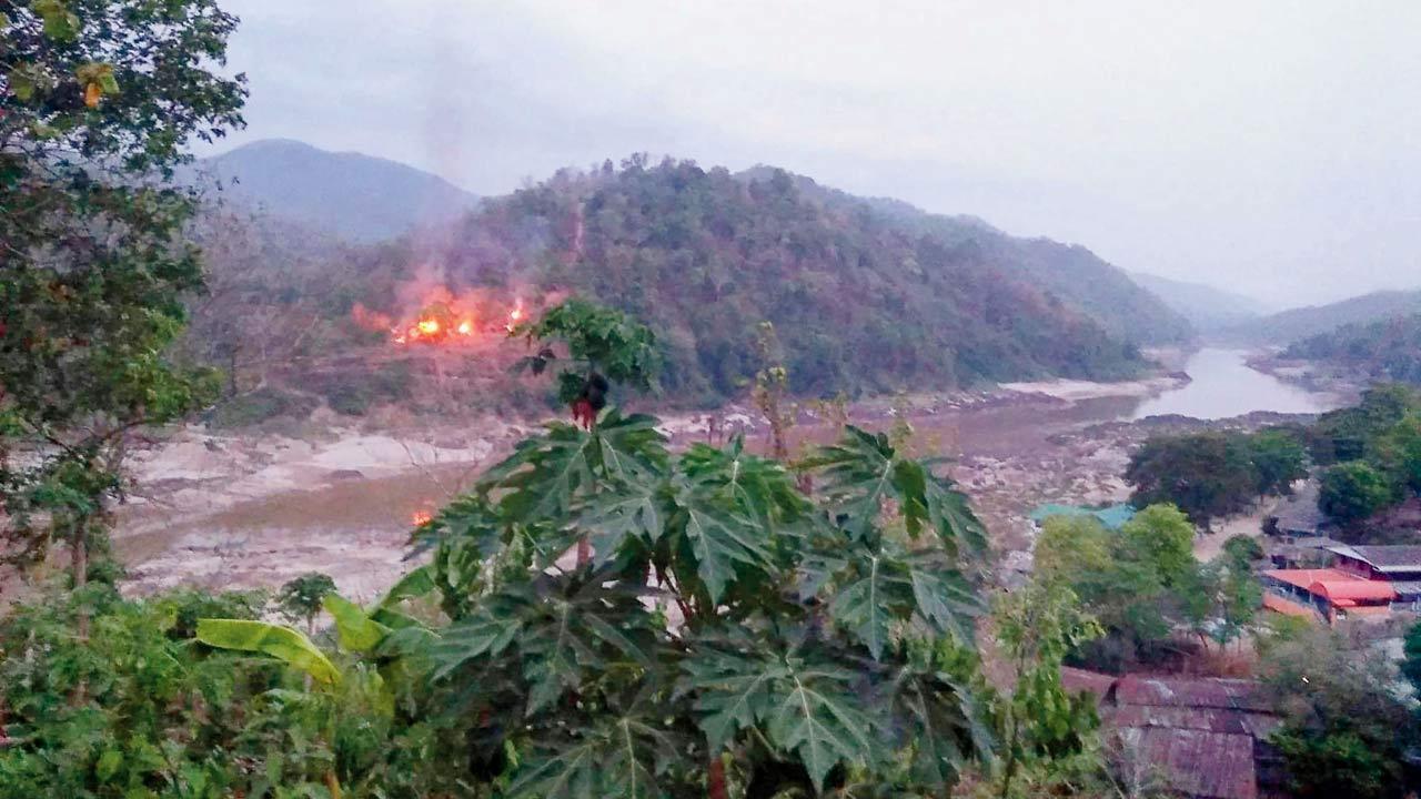Myanmar guerrillas capture government base