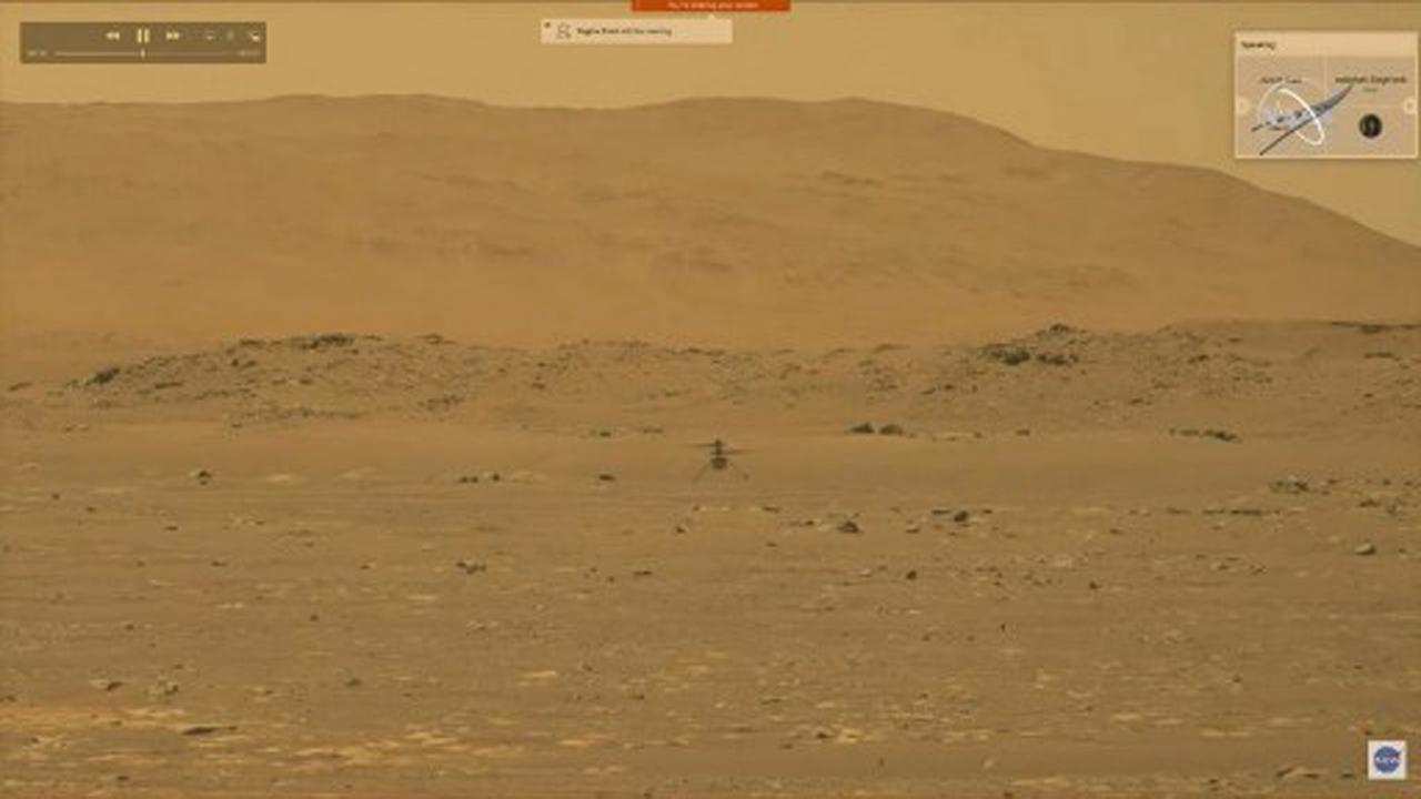 NASA's Mars helicopter takes flight, 1st for another planet