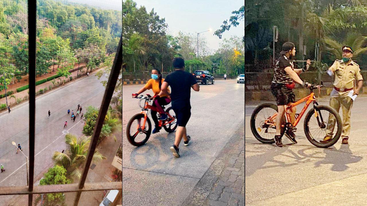 ‘What curbs? I want to exercise on the backroad’: Mumbaikars stepping out for walk and run