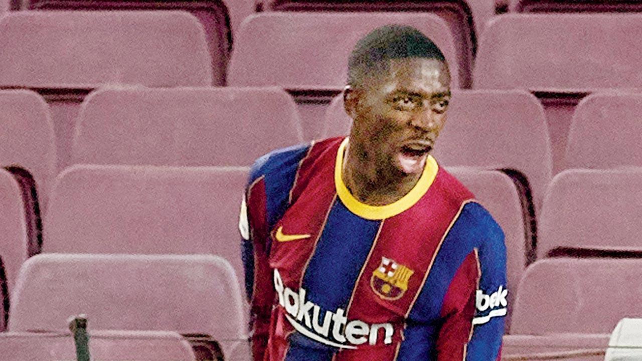 La Liga: Ousmane Dembele's strike takes Barca closer to Atletico in title race