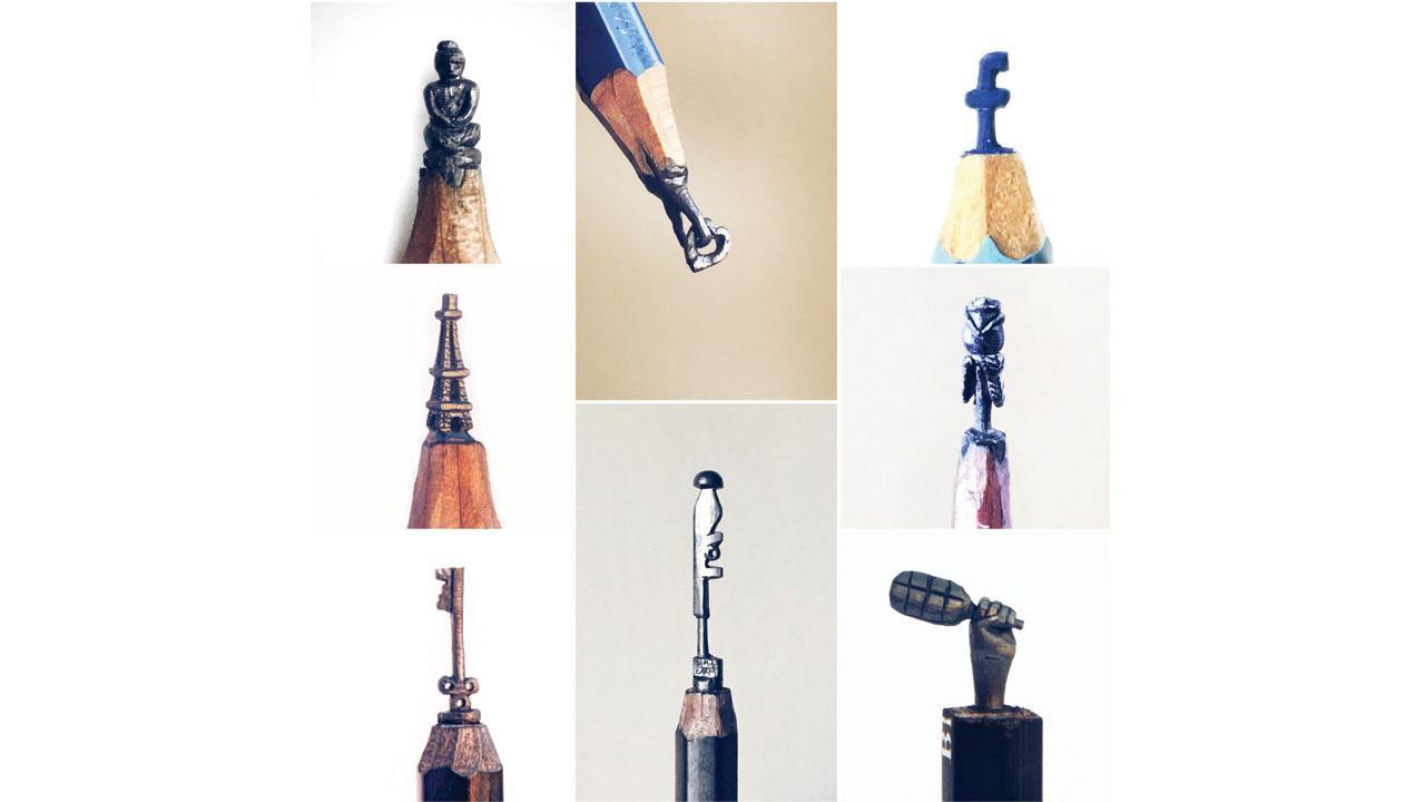 Transforming ordinary pencils into mind-blowing miniature sculptures