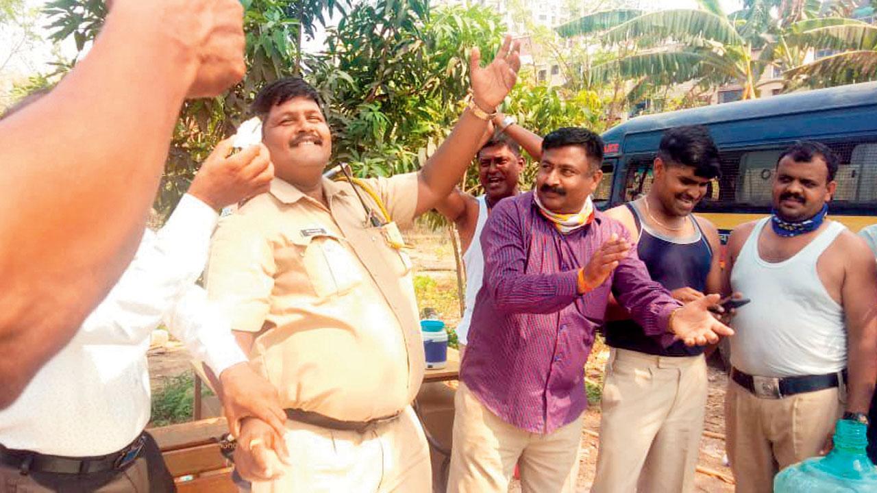 Birthday bash: Masks down, shirts off, on-duty cops party at Lokhandwala in Mumbai