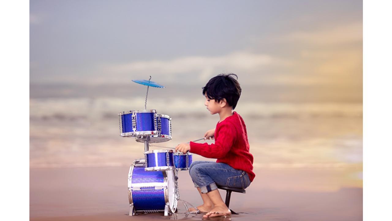 Little Drummer Boy Reyansh Chennamsetti