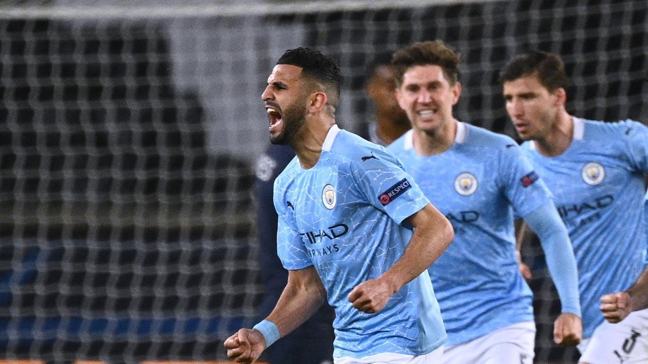CL: Kevin de Bruyne, Riyah Mahrez give Manchester City lead over PSG