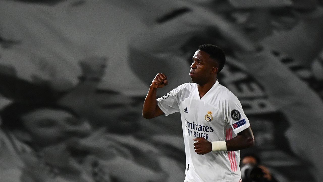 CL: Vinicius Junior double puts Real Madrid on top against Liverpool
